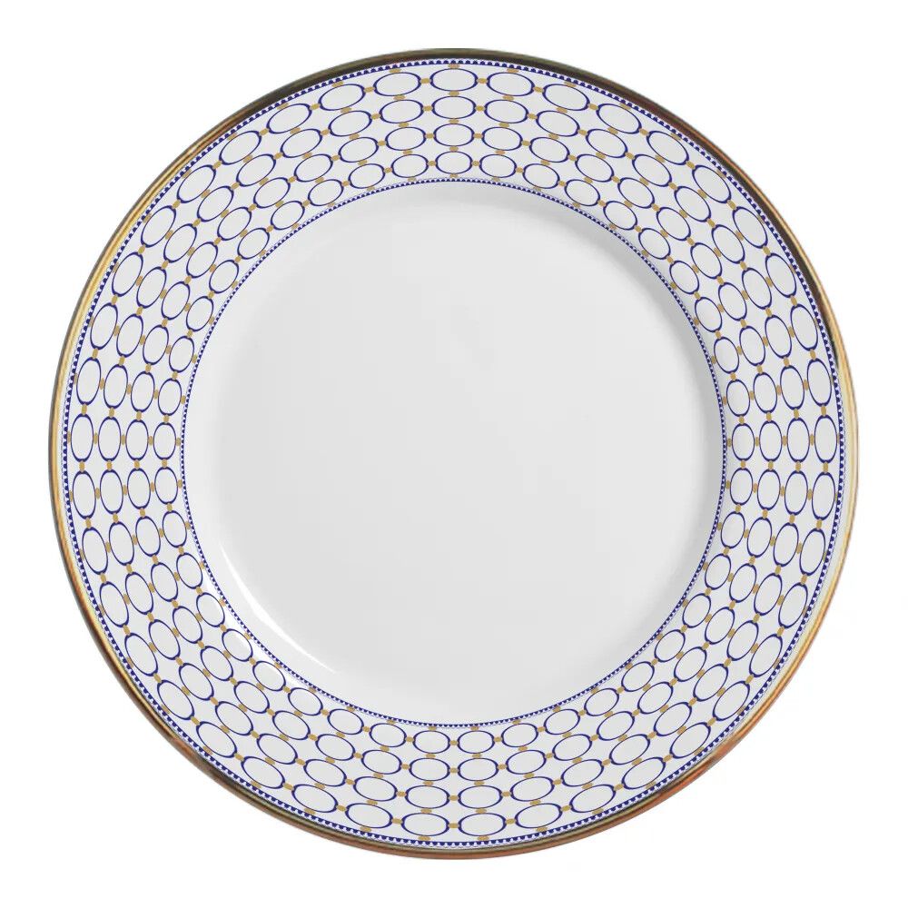 Plato Principal Acanthus Azul x 6 pzas.