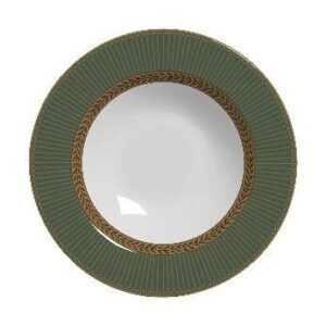 Plato Hondo Celebrate Verde Set x 6 pzas.