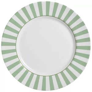 Plato Principal Herbal Stripe B Set x 6 pzas.