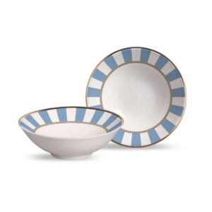 DISCONTINUO Bowl Blue Stripe Set x 6 pzas.