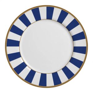 Plato Principal Stripe Azul Set x 6 pzas.
