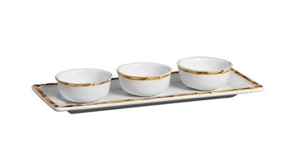 Set Bocadillera Bambu x 1 pzas.