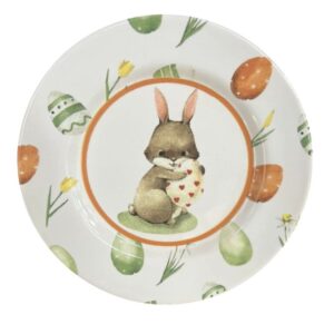 Plato Postre Follow the Bunny x 6 pzas