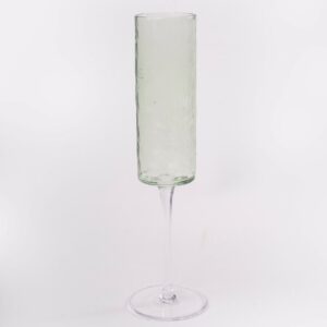 Copa de Champagne Martele Verde Set x 6 pzas.