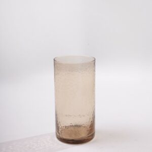 Vaso Alto Martele Marron Set x 6 pzas.