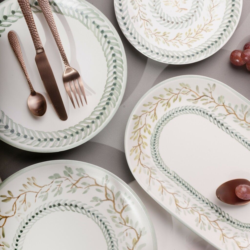 Plato Postre Sandalo Set x 6 pzas. - Imagen 2