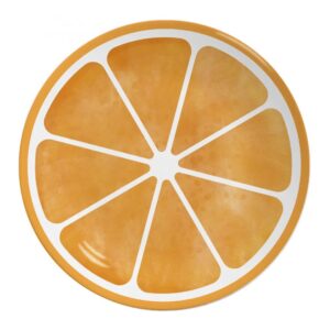 Plato Principal Orange Set x6 Pzas