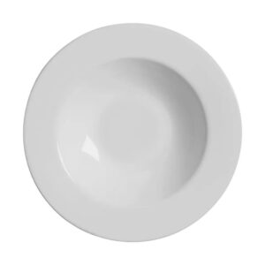 Plato Hondo Blanco Liso Set x6 Pzas
