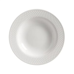 Plato Hondo Split Blanco Set x6 Pzas