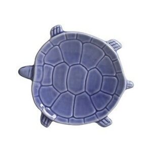 Plato Postre Turtle Azul Set x6 Pzas