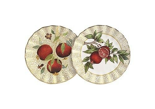 Plato Postre Encanto Dorado Set x6 Pzas