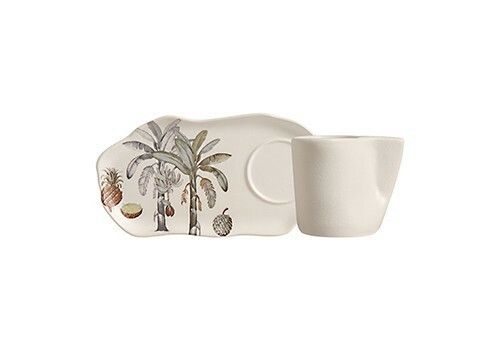 Taza de Té c/Platillo Oasis Set x6 Pzas